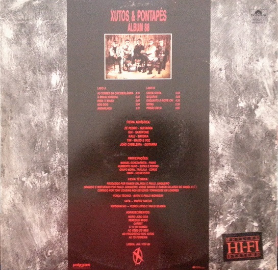 Xutos & Pontapés - 88 | Polydor (835631-1) - 2
