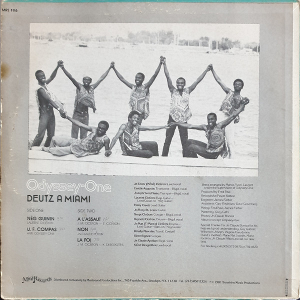 Odyssey-One - Deutz A Miami | Mini Records (MRS 1116) - 2