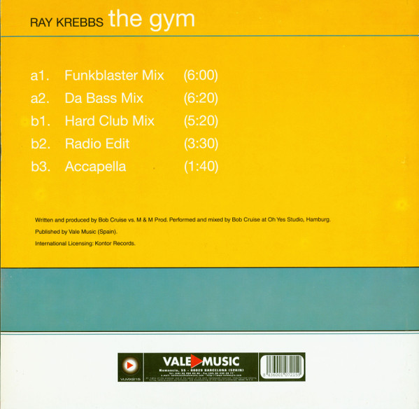 Ray Krebbs - The Gym | Vale Music (VLMX215) - 2 Ray Krebbs - The Gym | Vale Music (VLMX215) - 2