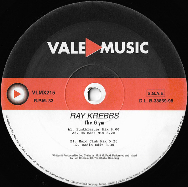 Ray Krebbs - The Gym | Vale Music (VLMX215) - 4 Ray Krebbs - The Gym | Vale Music (VLMX215) - 4