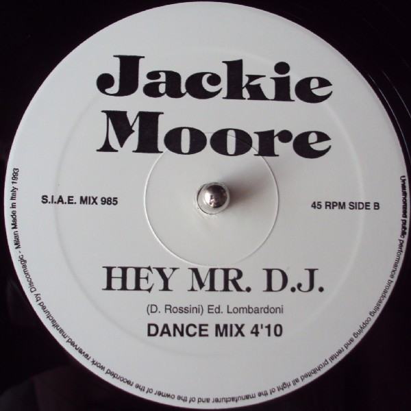 Jackie Moore - Hey Mr. D.J. | Discomagic Records (MIX 985) - 2