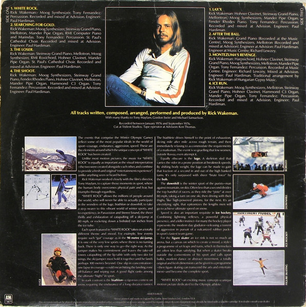 Rick Wakeman - White Rock | A&M Records (AMLH 64614) - 2