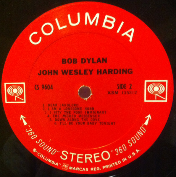 Bob Dylan - John Wesley Harding | Columbia (CS 9604) - 3 Bob Dylan - John Wesley Harding | Columbia (CS 9604) - 3