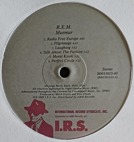 R.E.M. - Murmur | I.R.S. Records (B0013015-01) - 3