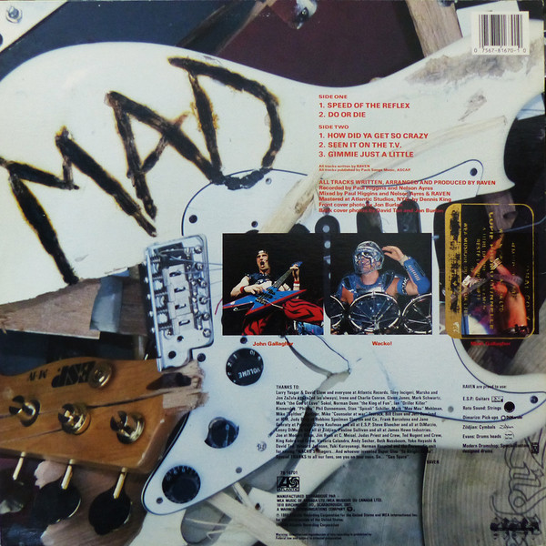 Raven - Mad | Atlantic (78 16701) - 2 Raven - Mad | Atlantic (78 16701) - 2