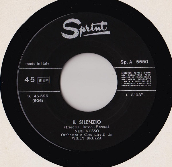 Nini Rosso - Il Silenzio | Sprint (Sp. A 5550) - 3