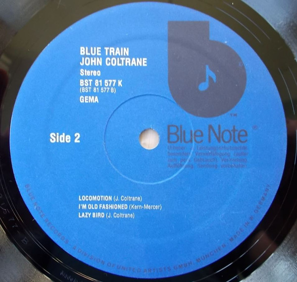 John Coltrane - Blue Train | Blue Note (BST 81577) - 4