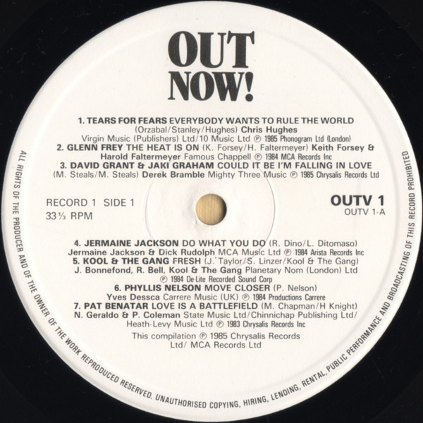 Various - Out Now! | Chrysalis (OUTV 1) - 3