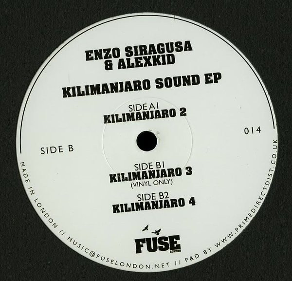 Enzo Siragusa & Alexkid - Kilimanjaro Sound EP | Fuse London (FUSE014)