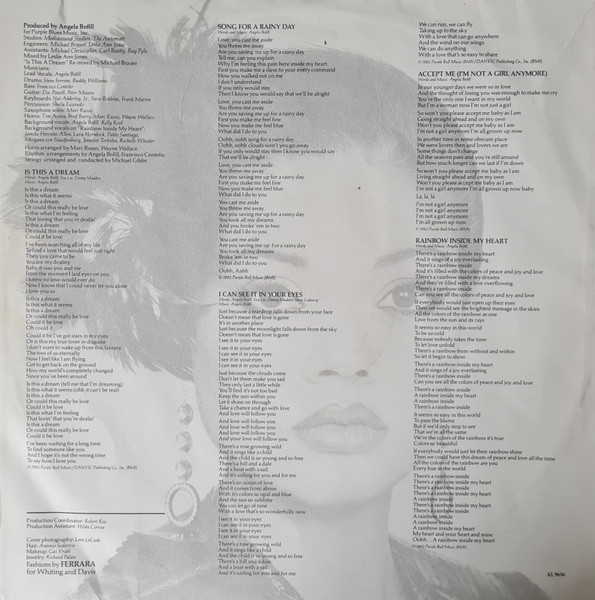 Angela Bofill - Too Tough | Arista (AL-9616) - 4