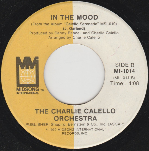 The Charlie Calello Orchestra - Sing, Sing, Sing (7") [Vinyl] | Midsong International (MI-1014) - 2