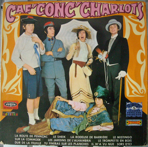 Les Charlots - Caf'Conc'Charlots | Disques Vogue (CLVLX 266) - main