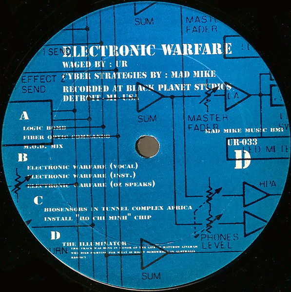 Underground Resistance - Electronic Warfare (Designs For Sonic Revolutions) | Underground Resistance (UR-033) - 4