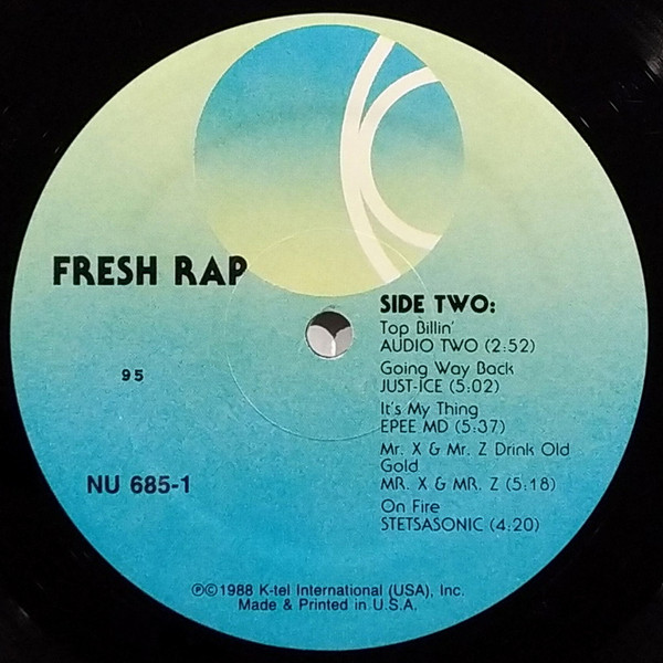 Various - Fresh Rap | K-Tel (NU 685-1) - 4