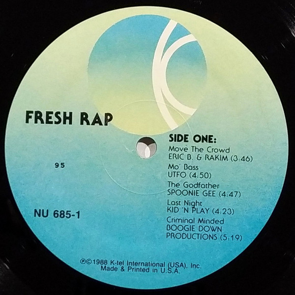 Various - Fresh Rap | K-Tel (NU 685-1) - 3
