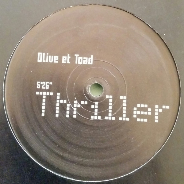 Olive et Toad - Thriller | Not On Label (none)