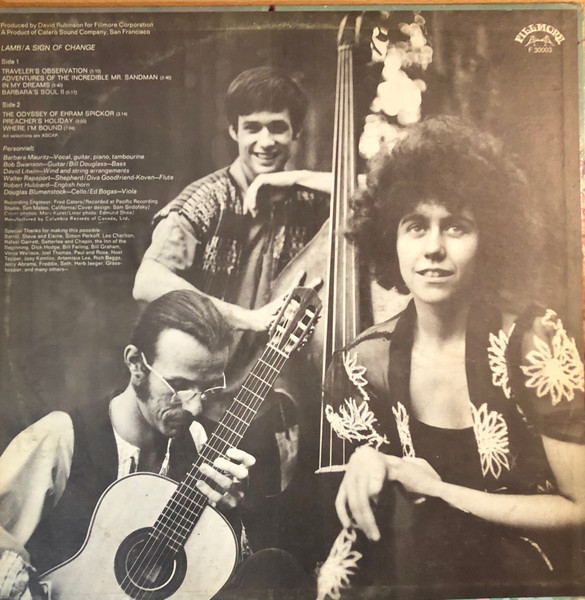 Lamb - A Sign Of Change | Fillmore Records (F30003) - 2 Lamb - A Sign Of Change | Fillmore Records (F30003) - 2