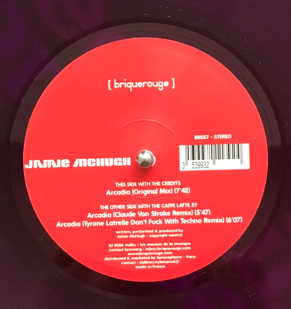 Jamie McHugh - Arcadia | Brique Rouge (BR057)