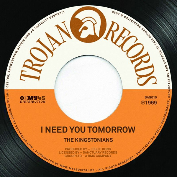 The Kingstonians - I'm Gonna Make It / I Need You Tomorrow | Trojan Records (SAG010)