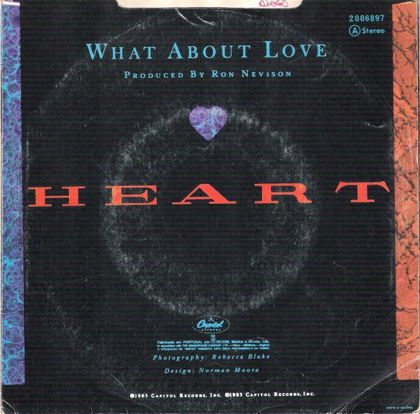 Heart - What About Love | Capitol Records (2006897) - 2