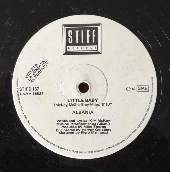 Albania - Could This Be Love | Stiff Records (STIFC 137) - 2