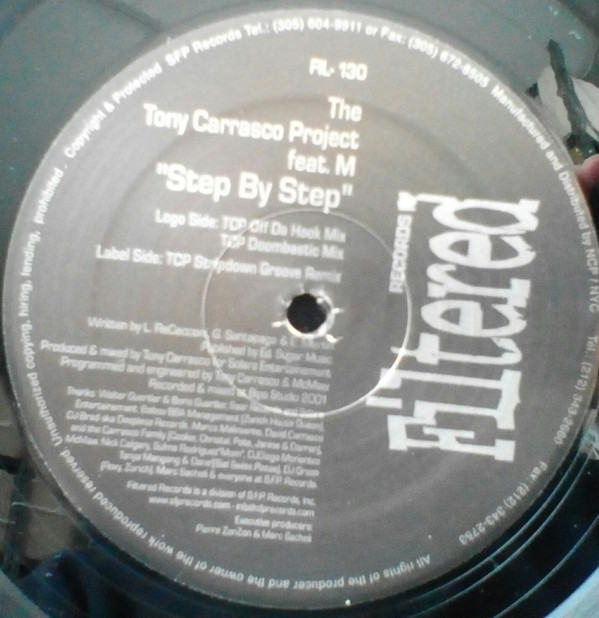 Tony Carrasco Feat. M. - Step By Step | Filtered Records (FIL-130)