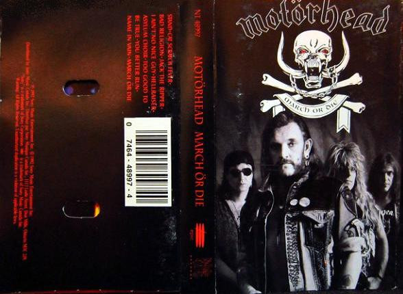 Motörhead - March Ör Die [Cassette] | WTG Records (NT 48997) - 2