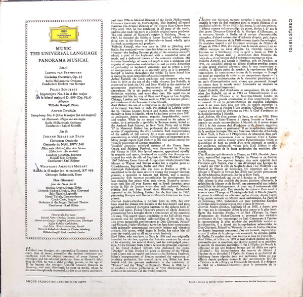 Various - Music: The Universal Language — Panorama Musical | Deutsche Grammophon (104 814) - 2 Various - Music: The Universal Language — Panorama Musical | Deutsche Grammophon (104 814) - 2
