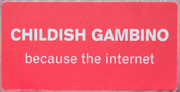Childish Gambino - Because The Internet | Glassnote (GLS-0152-01R) - main