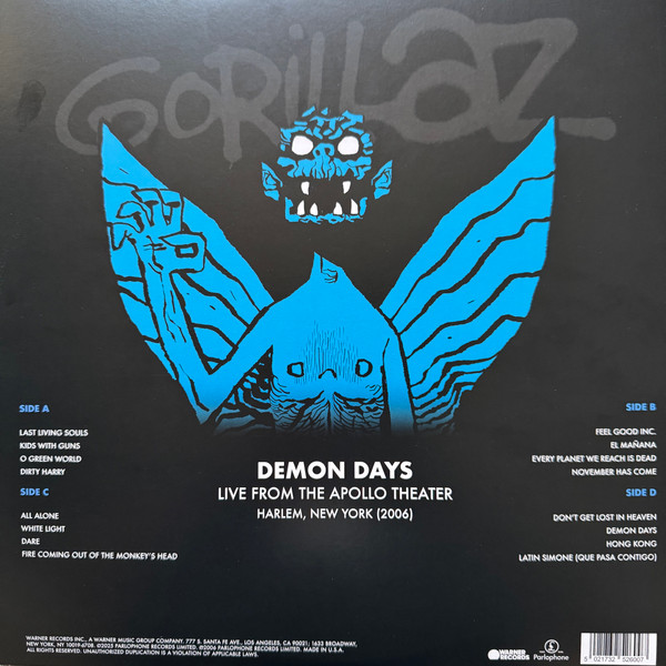 Gorillaz - Demon Days (Live From The Apollo Theater) | Parlophone (5021732526007) - 4 Gorillaz - Demon Days (Live From The Apollo Theater) | Parlophone (5021732526007) - 4