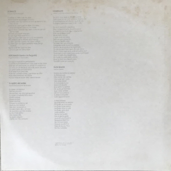 João Gilberto - Personalidade | Philips (842 292-1) - 4