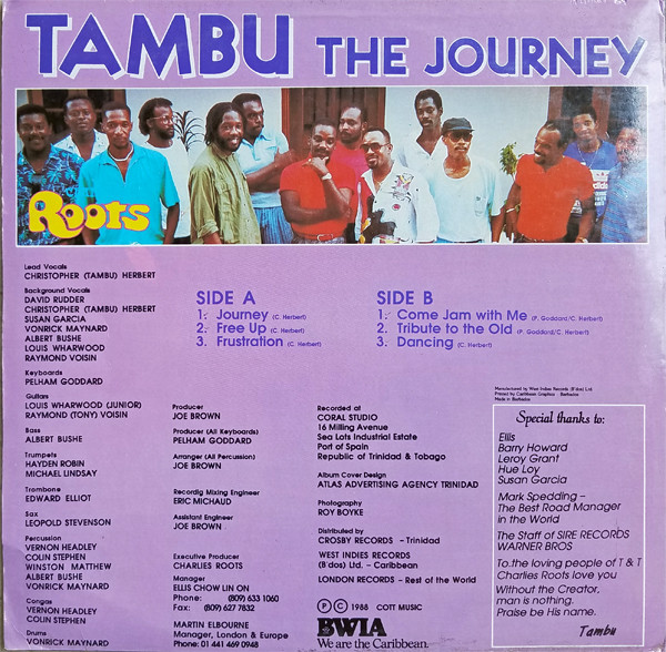 Tambu - The Journey | Lypsoland (CRO-029) - 2