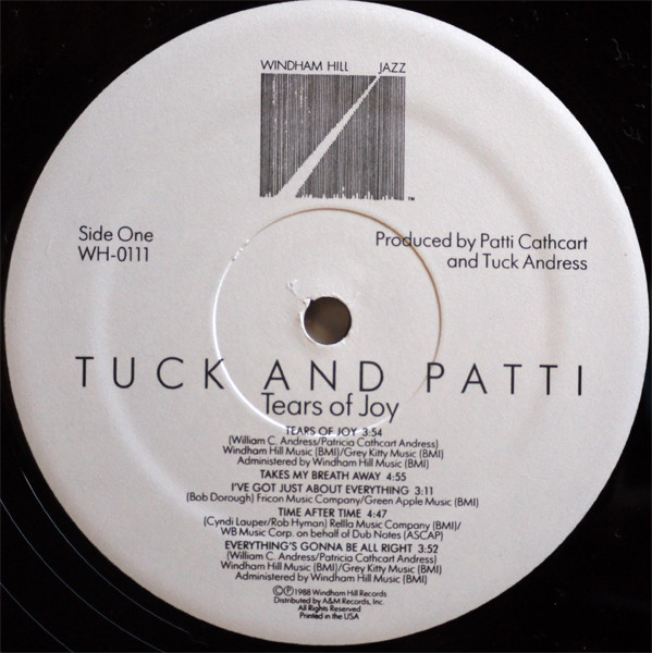 Tuck & Patti - Tears Of Joy | Windham Hill Jazz (WH-0111) - 3