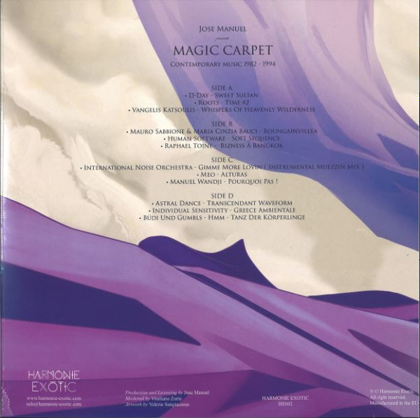 Various - Magic Carpet (Contemporary Music 1982-1994) | Harmonie Exotic (HE002) - 2 Various - Magic Carpet (Contemporary Music 1982-1994) | Harmonie Exotic (HE002) - 2