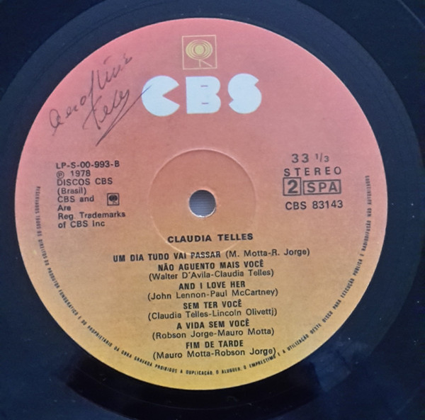 Claudia Telles - Claudia Telles | CBS (CBS83143) - 4