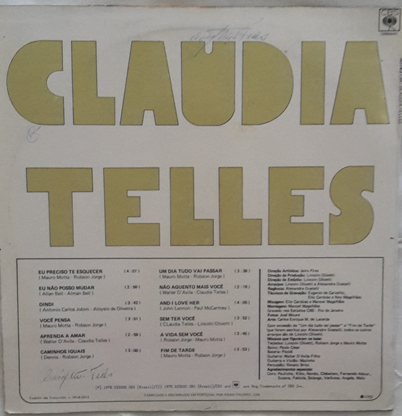 Claudia Telles - Claudia Telles | CBS (CBS83143) - 2