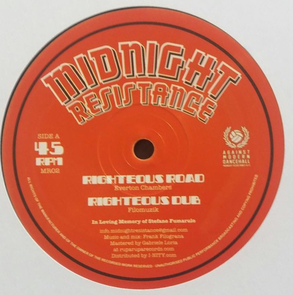 Everton Chambers - Righteous Road / Wah Yuh Ah Duh Yah | Midnight Resistance (MR02) - main