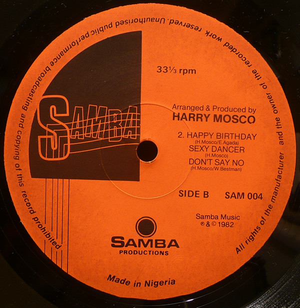 Harry Mosco - Sugar Cane Baby | Samba (SAM 004) - 2