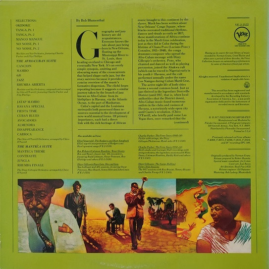 Machito / Chico O'Farrill / Charlie Parker / Dizzy Gillespie - Afro-Cuban Jazz | Verve Records (VE-2-2522) - 2 Machito / Chico O'Farrill / Charlie Parker / Dizzy Gillespie - Afro-Cuban Jazz | Verve Records (VE-2-2522) - 2