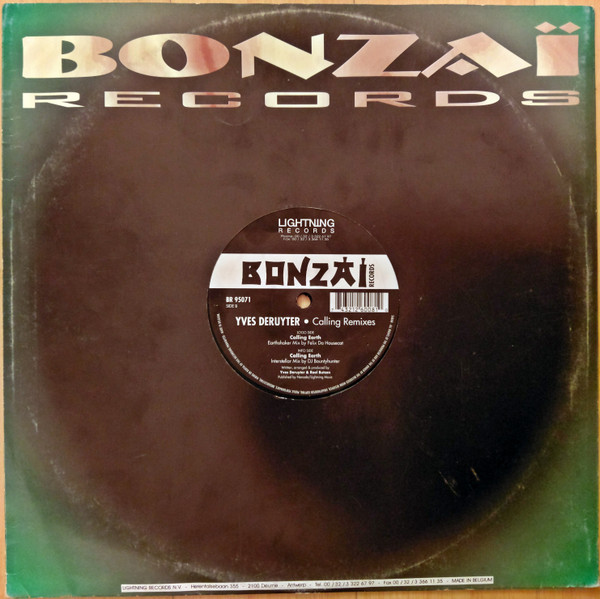 Yves Deruyter - Calling Remixes | Bonzai Records (BR 95071) - 3