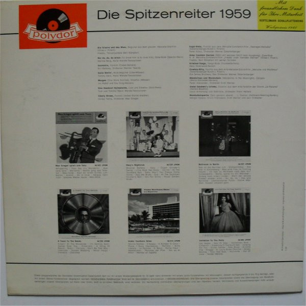 Various - Die Spitzenreiter 1959 | Polydor (46 521) - 2 Various - Die Spitzenreiter 1959 | Polydor (46 521) - 2