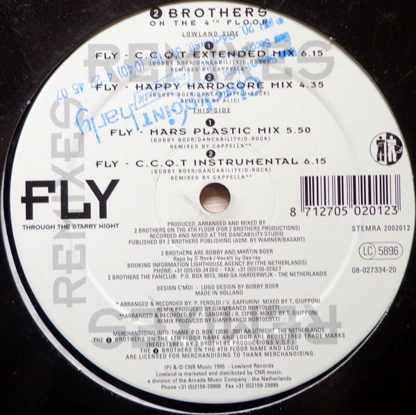 2 Brothers On The 4th Floor - Fly (The Remixes) | Lowland Records (2002012) - 2 2 Brothers On The 4th Floor - Fly (The Remixes) | Lowland Records (2002012) - 2