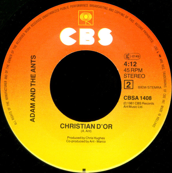 Adam And The Ants - Prince Charming | CBS (CBSA 1408) - 4