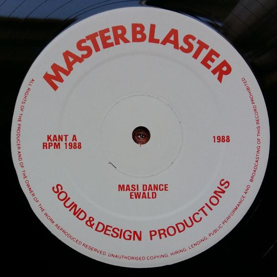 Master Blaster - Massi Dang | Sound & Design Productions (SD 088 4150) - 3