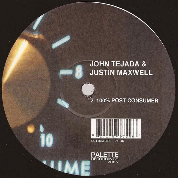John Tejada / John Tejada & Justin Maxwell - Infected / 100% Post-Consumer | Palette Recordings (PAL-37) - 2 John Tejada / John Tejada & Justin Maxwell - Infected / 100% Post-Consumer | Palette Recordings (PAL-37) - 2