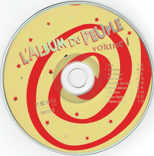 François Pérusse - L'Album Du Peuple Volume 1 [CD] | Zero Musique (ZMSSD 9) - 3