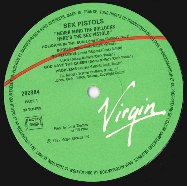 Sex Pistols - Never Mind The Bollocks Here's The Sex Pistols | Virgin (202984) - 3