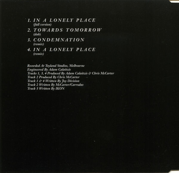 Ikon - In A Lonely Place | Apollyon (EFA 12166) - 3