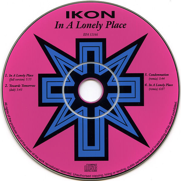 Ikon - In A Lonely Place | Apollyon (EFA 12166) - 4