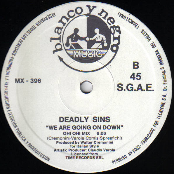 Deadly Sins - We Are Going On Down | Blanco Y Negro (MX 396) - 3
